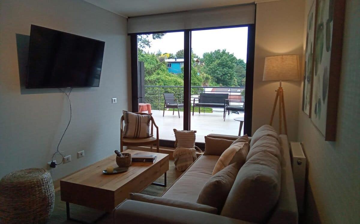 Apartamento Hom I Comodo Depto, En Gran Terraza Y Parking Puerto Varas